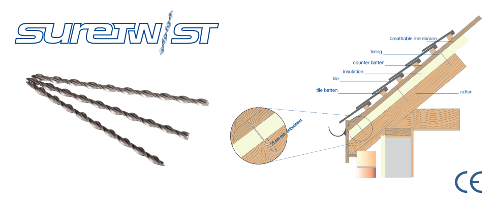 SureTwist - Warm Roof Fixings